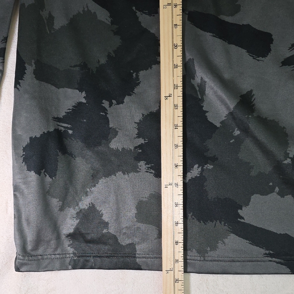Reebok Green and Black Patterned Mens Hoodie Size 3XL XXXL‎ With Zip Pocket - Picture 3 of 13